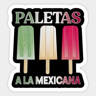 Paletas (Popsicles) A La Mexicana Sticker